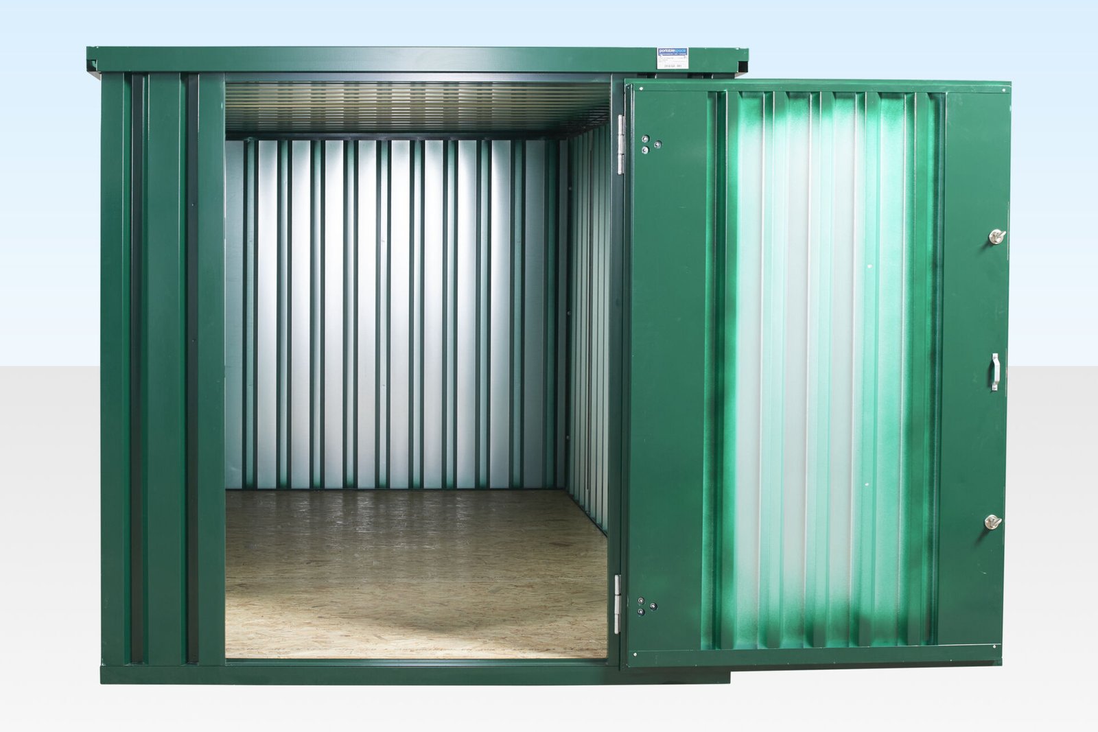 4m x 2.1m Flatpacked Store Powder Coated - Image 4