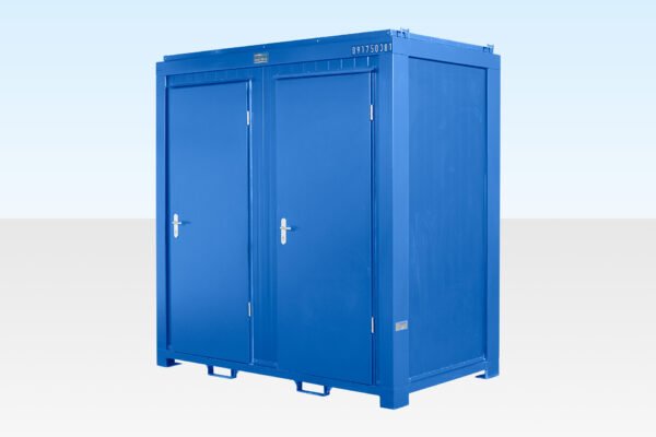 1+1 Double Mains Toilet 2.4m x 1.4m (RAL 5010) - Image 7