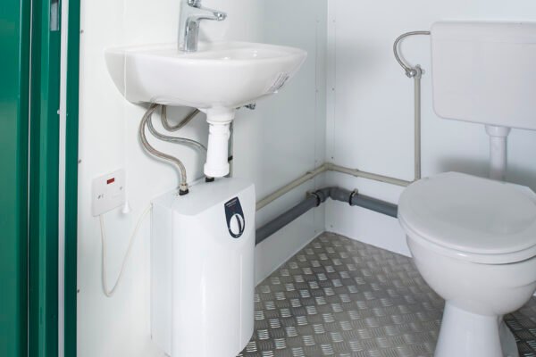 1+1 Double Mains Toilet 2.4m x 1.4m (RAL 6005) - Image 6