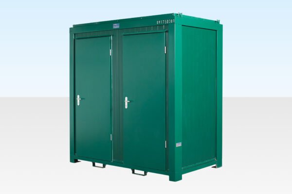 1+1 Double Mains Toilet 2.4m x 1.4m (RAL 6005) - Image 3