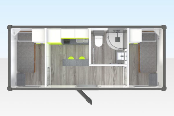 Twin Bed Sleeper Cabin - Image 2