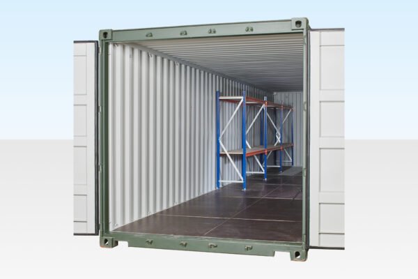 Container Racking – Adjustable, Heavy Duty Two Tier (2 Bays) - Image 3