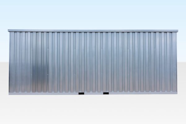 6m XL Flat Pack Container Store – Galvanised - Image 3