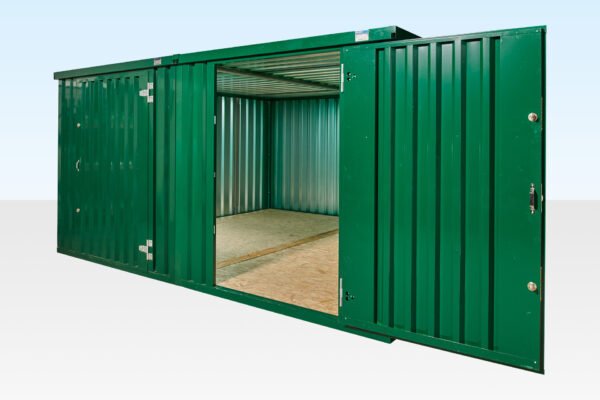 4m x 4.2m Side Linked Flat Pack Container Bundle (Powder Coated)