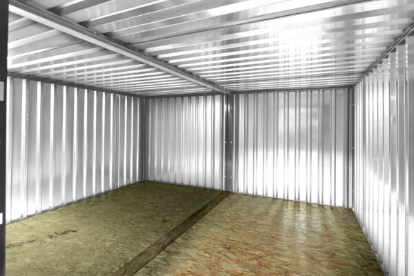 3m x 4.2m Side Linked Flat Pack Container Bundle (Galvanised) - Image 3