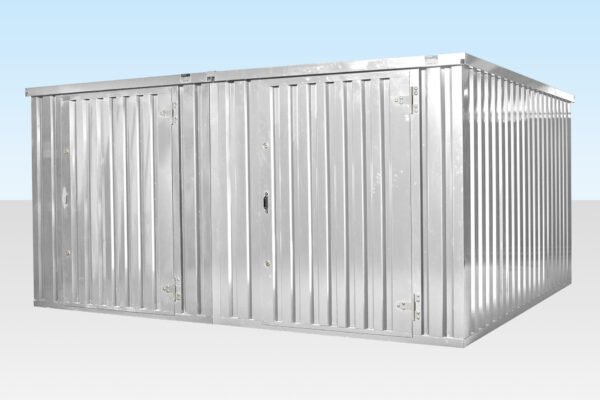 4m x 4.2m Side Linked Flat Pack Container Bundle (Galvanised) - Image 5