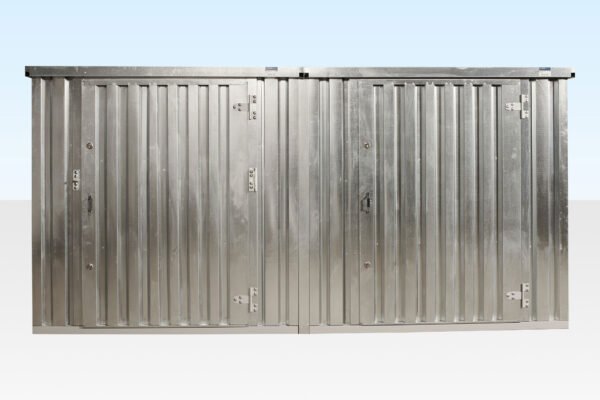 3m x 4.2m Side Linked Flat Pack Container Bundle (Galvanised) - Image 2