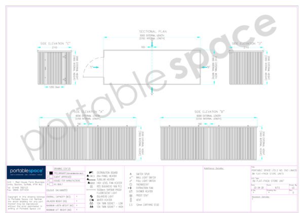 6m x 2.1m End Linked Flat Packed Container Bundle (Galvanised) - Image 7