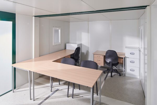 3.3m x 4.6m Side Linked Flat Pack Office - Image 7