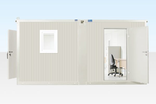 6.5m x 4.6m Side Linked Flat Pack Office (RAL9002)