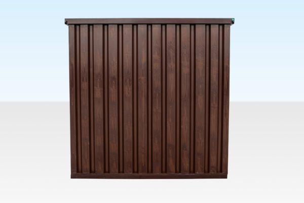 4m XL Flat Pack Kiosk – Wood Effect - Image 7