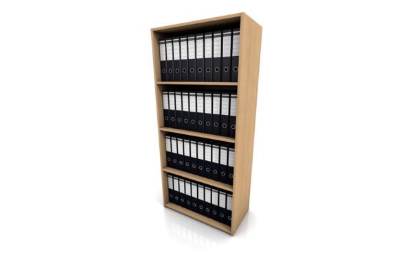 Wooden Bookcase (1600mm) for Site Office - Image 2